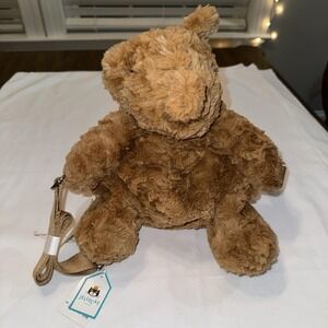 JELLYCAT Bartholomew Smudge Bear Backpack - With Tags!